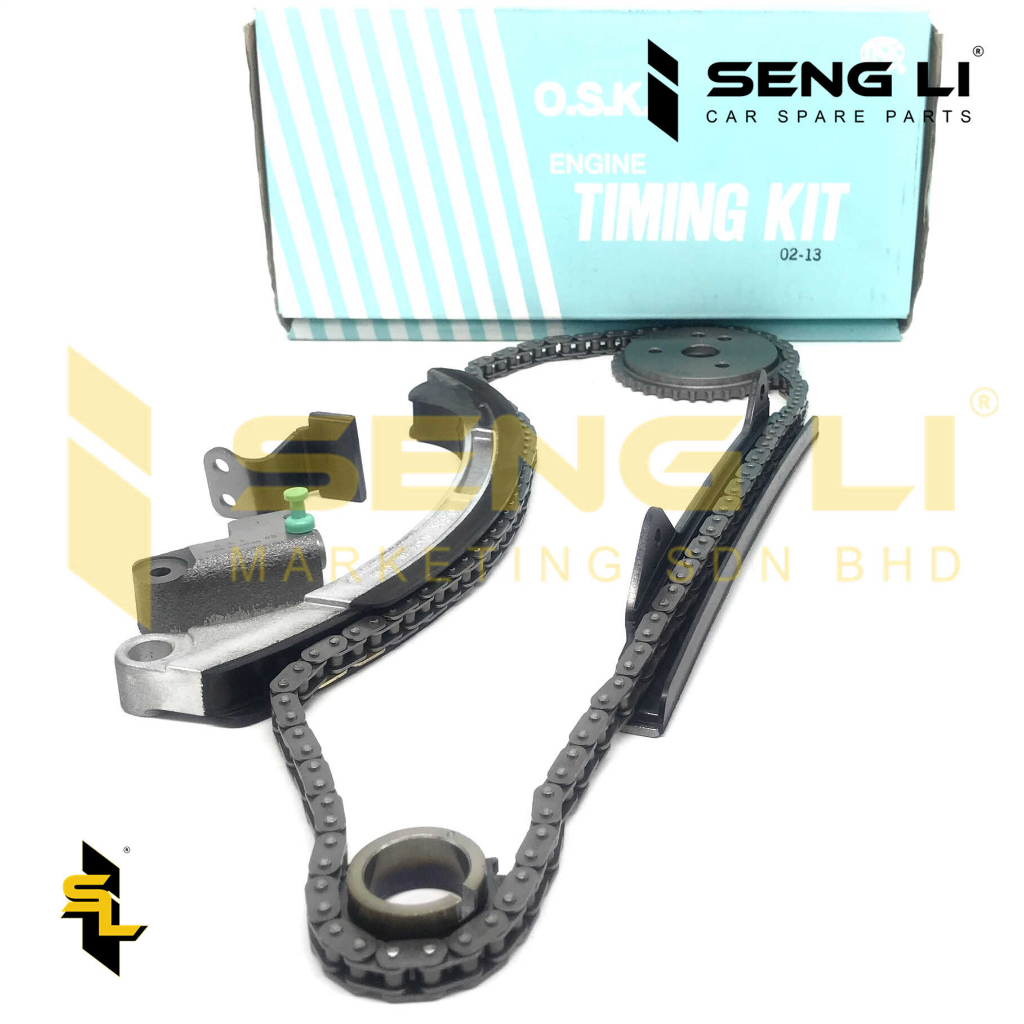 100 ORIGINAL OSK JAPAN PERODUA MYVI 1.5/ALZA/TOYOTA AVANZA 1.5 TIMING CHAIN KIT SETT036B
