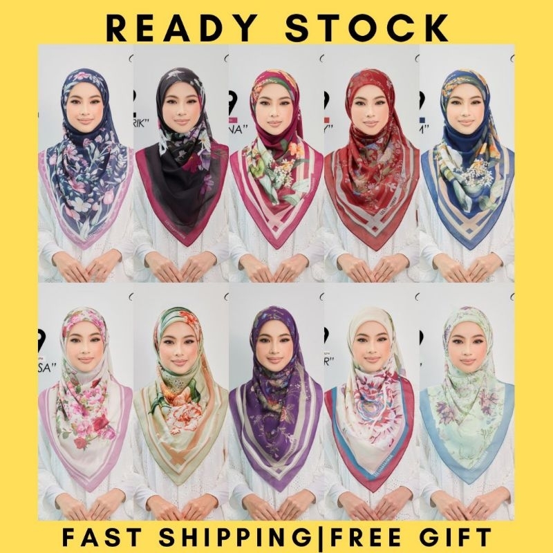 LEEYANARAHMAN SCARVES BIDANG 45 TUDUNG BAWAL COTTON WANITA DAMBAAN ...