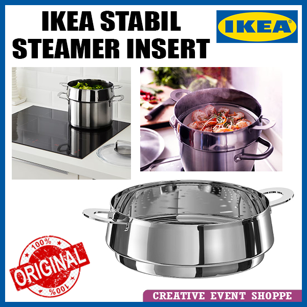 IKEA STABIL Steamer Insert Stainless Steel Pengukus Keluli Tahan Karat