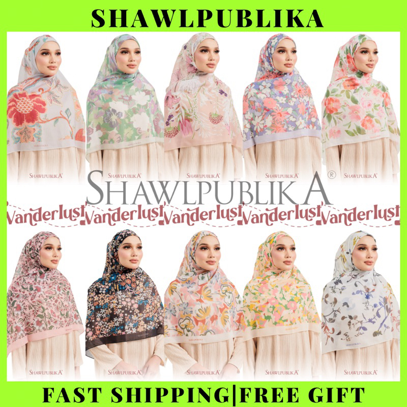 SHAWLPUBLIKA BIDANG 45 TUDUNG BAWAL PRINTED COTTON | Shopee Malaysia