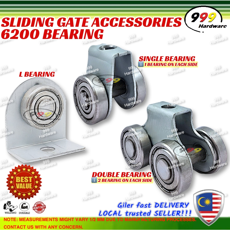 999 sliding door 6200 bearing / slide gate roller / hang gate single