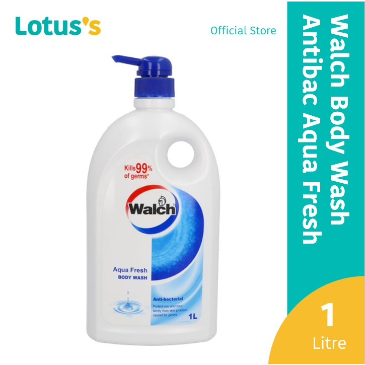 Walch Body Wash AntiBacterial Aqua Fresh (1L) Shopee Malaysia