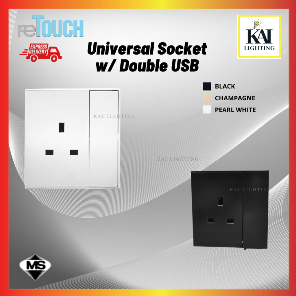 [Sirim] Retouch Elegance Sense's Switch Socket Modern Design Wall Slim ...