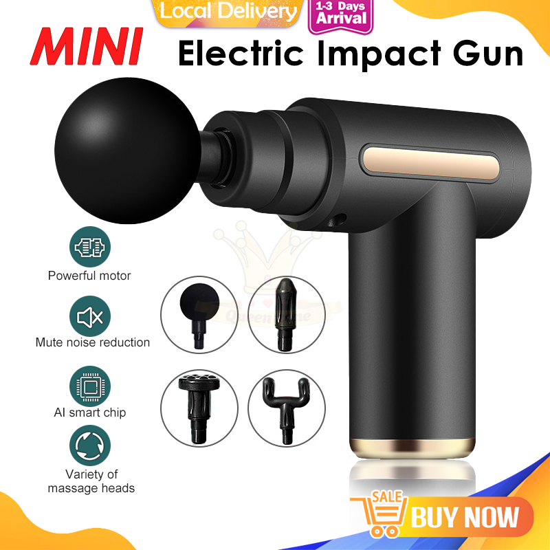 Muscle Massage Gun Fascial Gun Mini Massage Gun Silent Portable Muscle ...