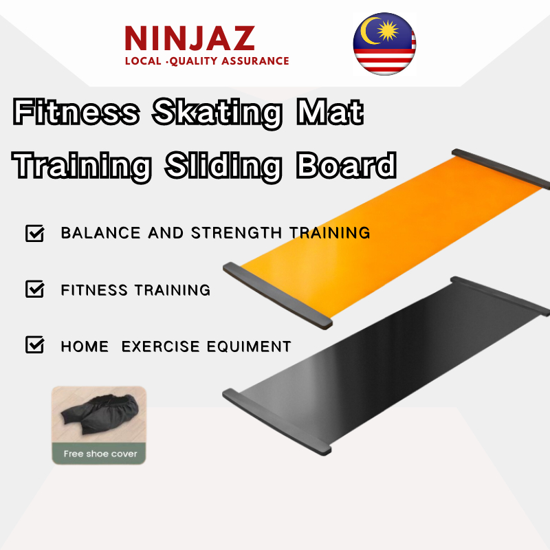 【READY STOCK】Cham mat Fitness Board Sliding Mat Skating Training Mat