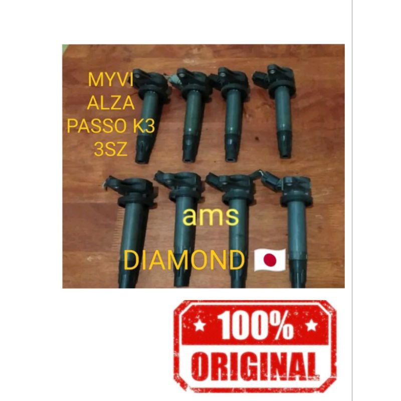 (USED) Ignition Coil Plug for Myvi ALZA 3SZ K3 Diamond Japan Myvi Old