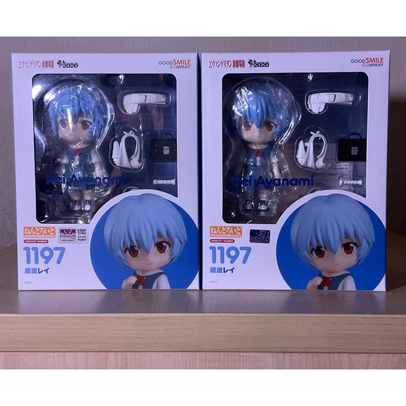 (Back in box) nendoroid 1197 Rei Ayanami school uniform ver. BIB 粘土人 ...