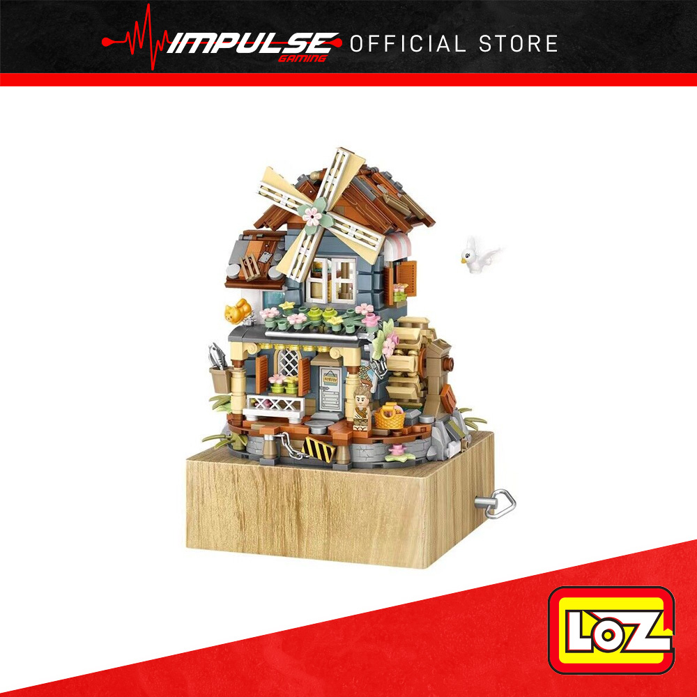 LOZ Mini Block 1239 Windmill House | Shopee Malaysia