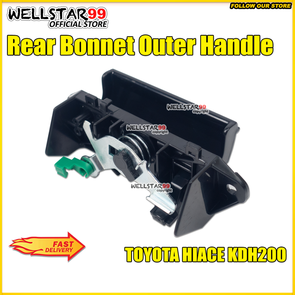 TOYOTA HIACE KDH200 REAR BONNET HANDLE BELAKANG BOOT | Shopee Malaysia
