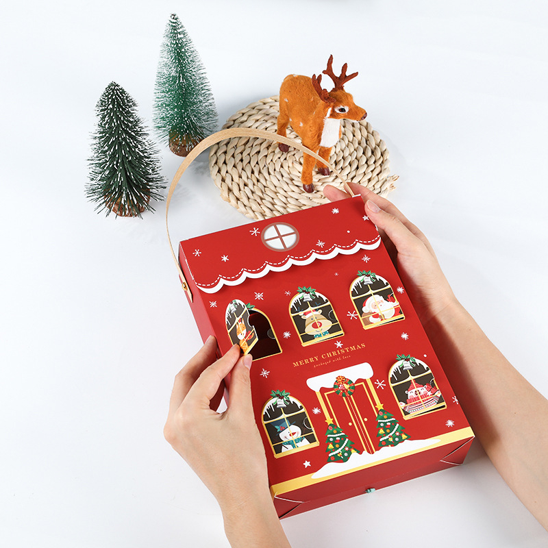 Luxury Christmas Box 圣诞盲盒 Christmas Packaging Box For Cookies 