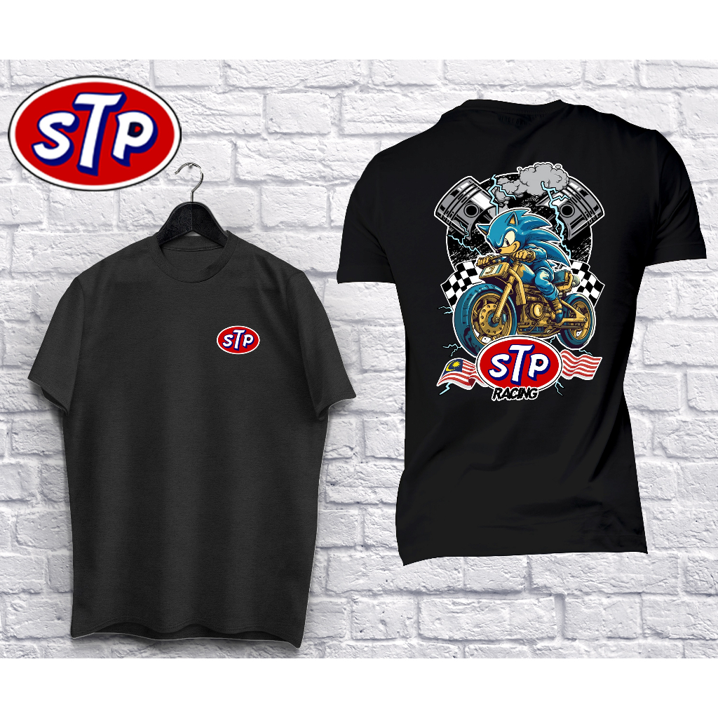 🔥PROMOSI HEBAT🔥 BAJU STP SONIC PREMIUM COTTON BAJU MOTOR RACING ...