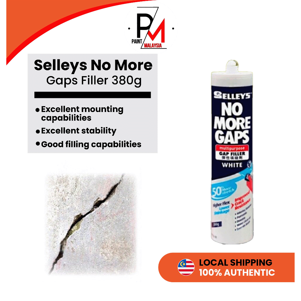 Selleys No More Gaps 380g Multi Purpose Gap Filler Sealant Wall Crack ...