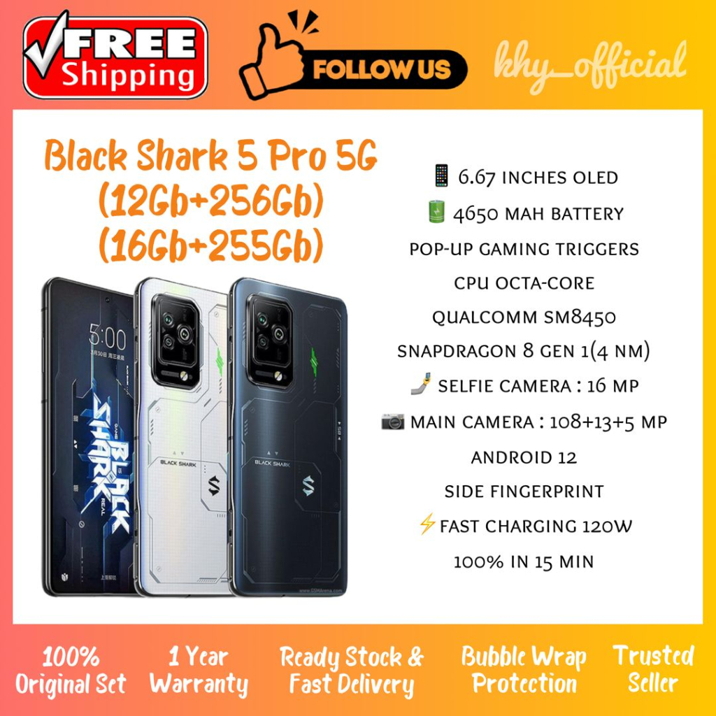 Black Shark 5 Pro (12/256GB)
