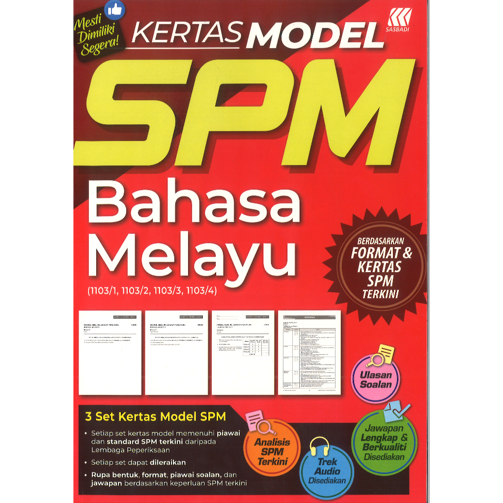 KERTAS MODEL SPM BAHASA MELAYU KERTAS 1,2,3 &4 | Shopee Malaysia