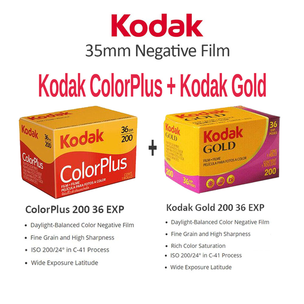 thumbnail image 2 of 2 Pack Kodak Gold 200 35mm Colour Film – 36 Exposures Each – Exp 10/2026 2 of 6