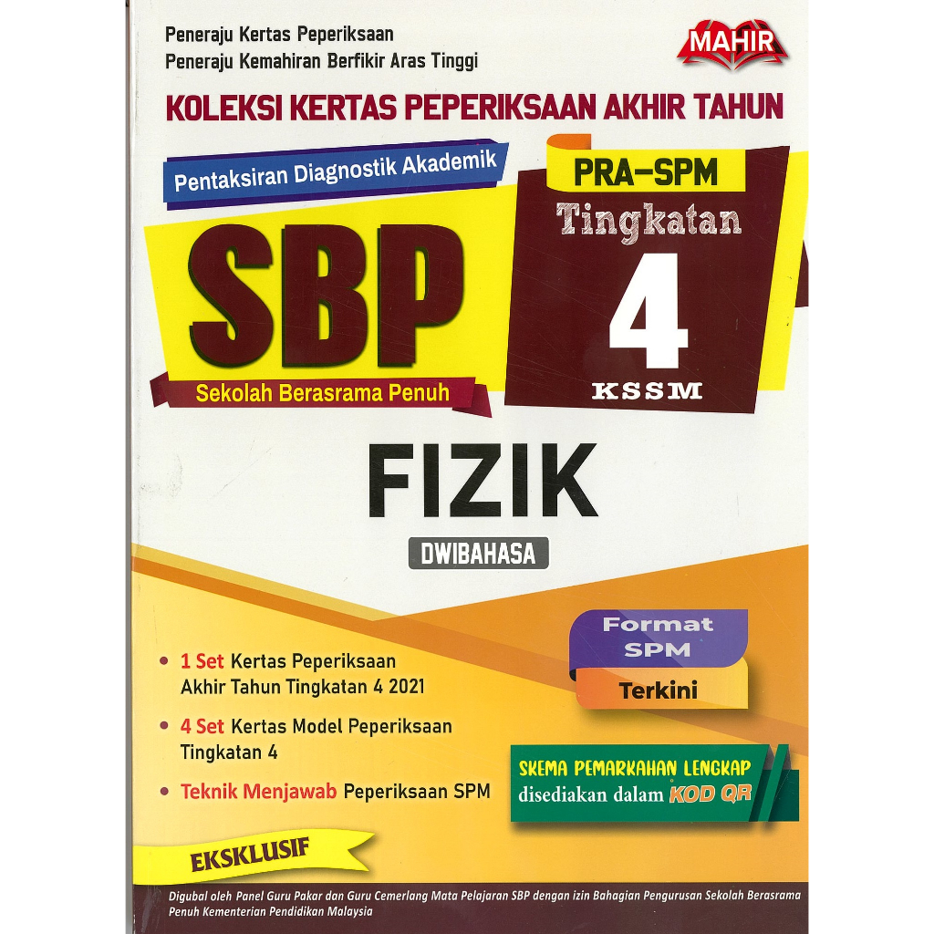 Koleksi Kertas Peperiksaan Akhir Tahun SBP PRA-SPM Tingkatan 4 Bm ...