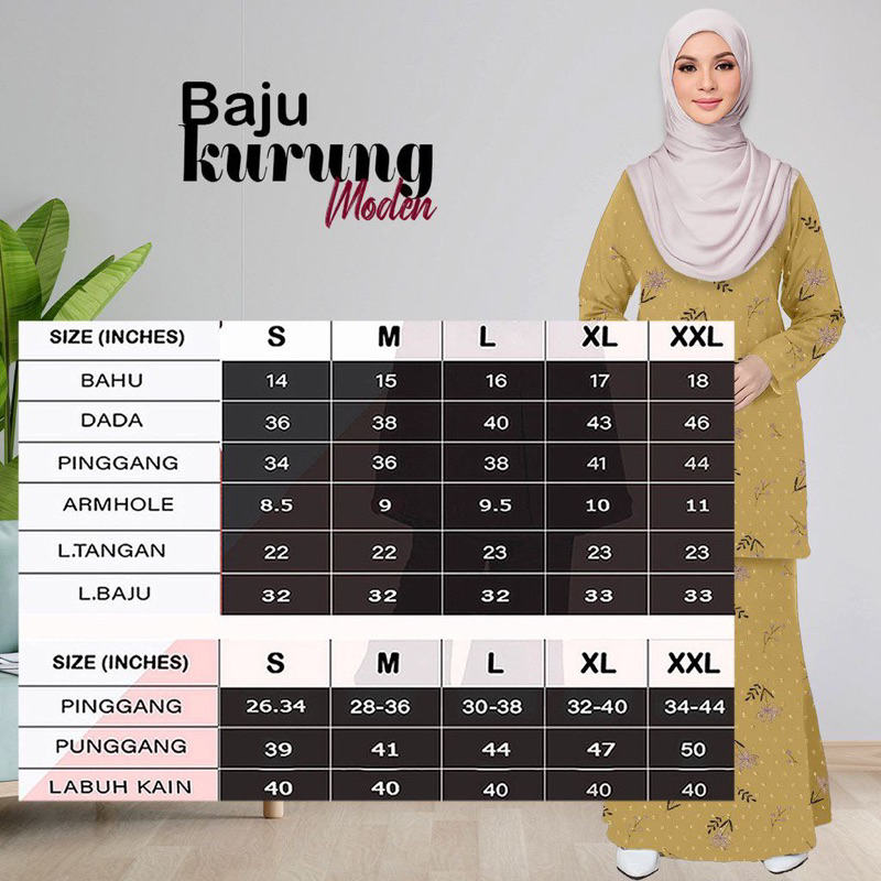 BAJU KURUNG MODEN NAINA (Butik B) | Shopee Malaysia