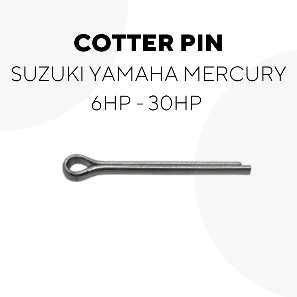 COTTER PIN YAMAHA 15HP 30HP SUZUKI 15HP OUTBOARD PART BOT 2STROKE DT15