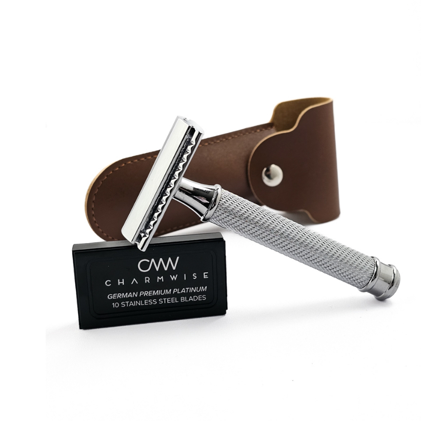 Charmwise CM1 Traditional Safety Razor Double Edge Shaving Razor with ...