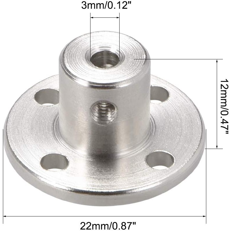 Flange Coupling Motor Guide Shaft Coupler Motor Connector for DIY Parts ...