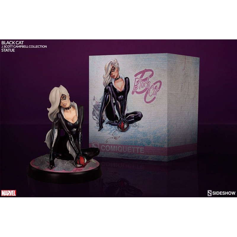 Sideshow Black Cat Comiuette (J.Scott Campbell) Statue | Shopee Malaysia