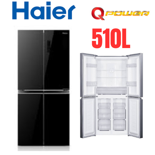 Haier 4 Door Refrigerator Glass Door (510L) HRF510GB Shopee Malaysia