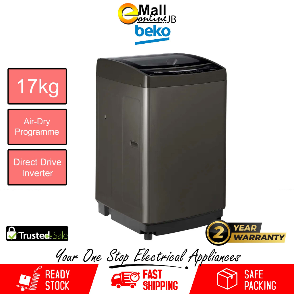 BEKO 17KG Inverter Direct Drive Top Load Washing Machine Auto Washer