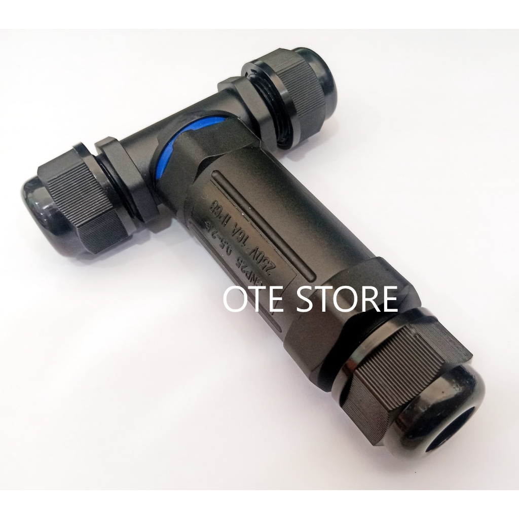 CNP-25T IP68 16A 250V T-TYPE WEATHERPROOF CONNECTOR | Shopee Malaysia