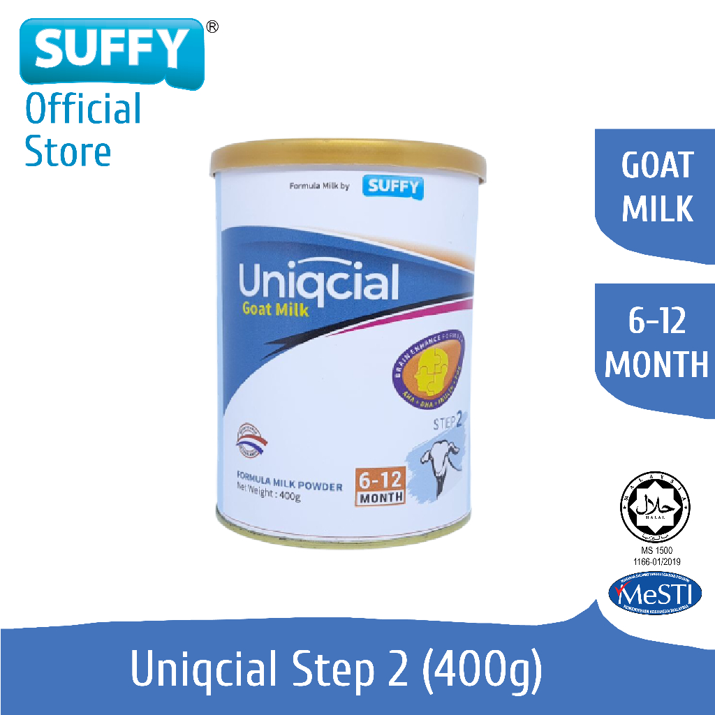 Suffy Uniqcial Susu Kambing Step 2 Untuk 6-12 Bulan | Shopee Malaysia