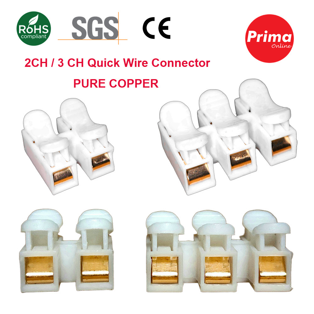 CH-2 CH-3 Pure Copper Fast Wire Connector Quick Connector Electrical ...