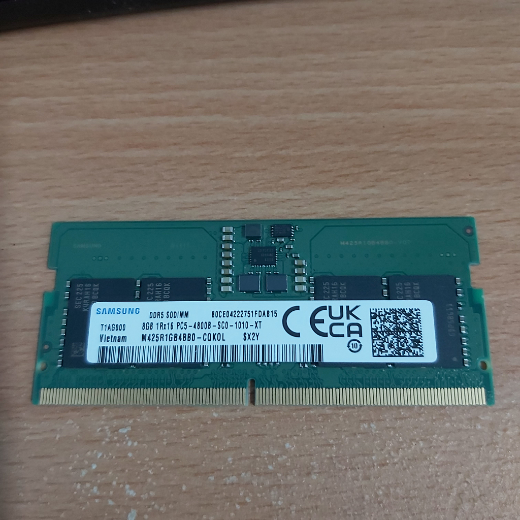 SAMSUNG M425R1GB4BB0-CQK 8GB DDR5 4800MHZ NON ECC MEMORY RAM SODIMM ...