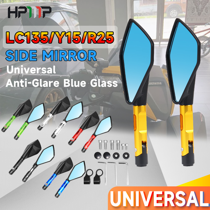 LC135 Y15 Y16 Universal Rear View Mirror Side Mirror CNC Alloy Anti