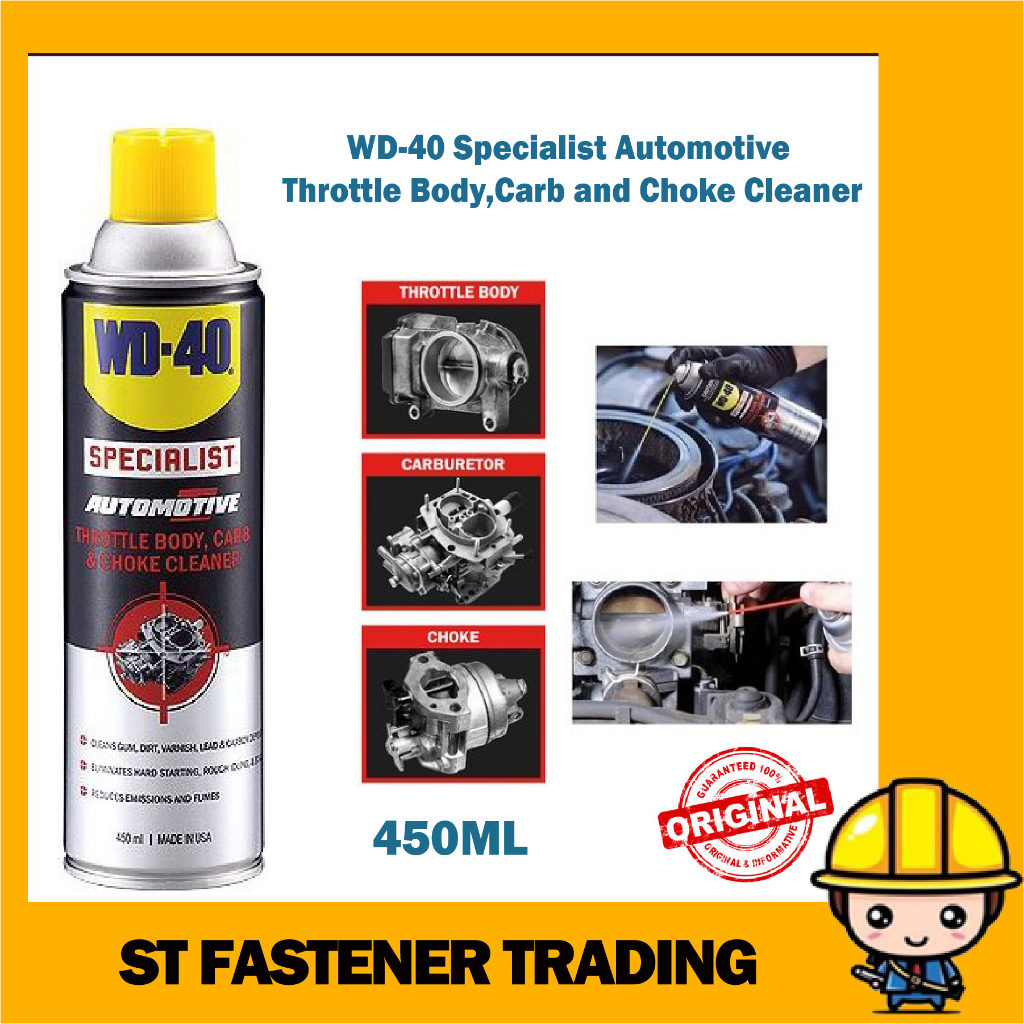 [READY STOCK]WD40 Specialist Automotive Product Throttle Body , Carb