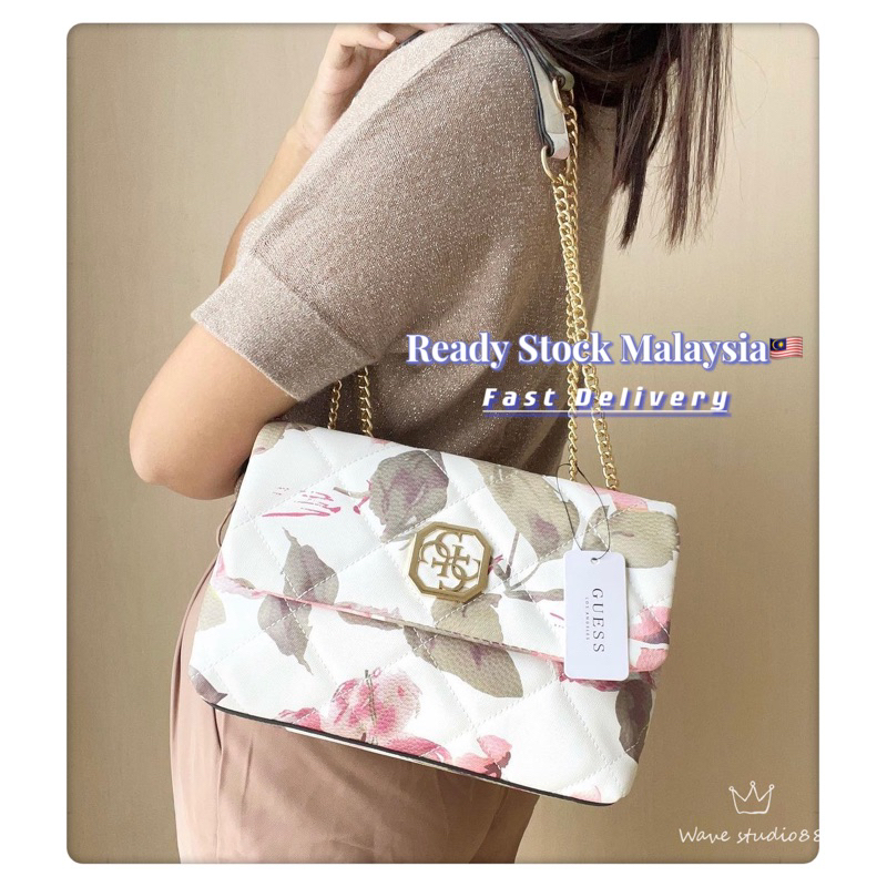 🇲🇾🔥READY STOCK MALAYSIA🔥Guess Factory Women's Dilla Handbag Convertible