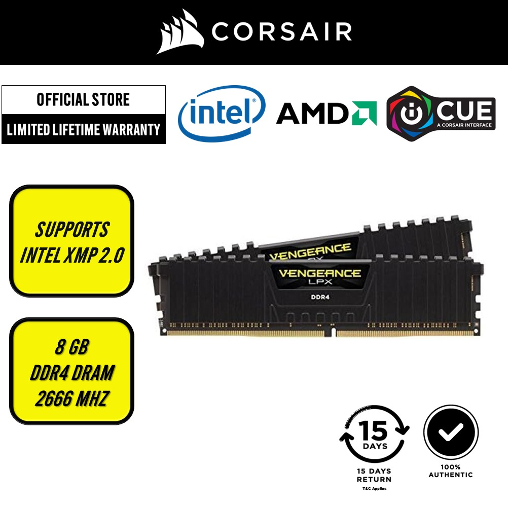 Corsair vengeance lpx hot sale 8gb ddr4 2666mhz