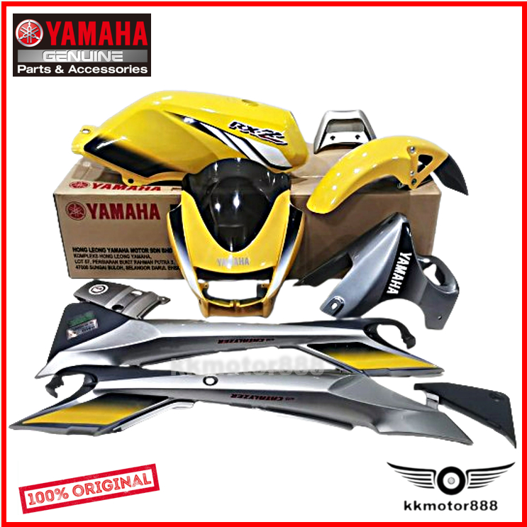 COVERSET RXZ CATALYZER!!! KUNING GREY HLY!!! (COMPLETE SET) | Shopee ...