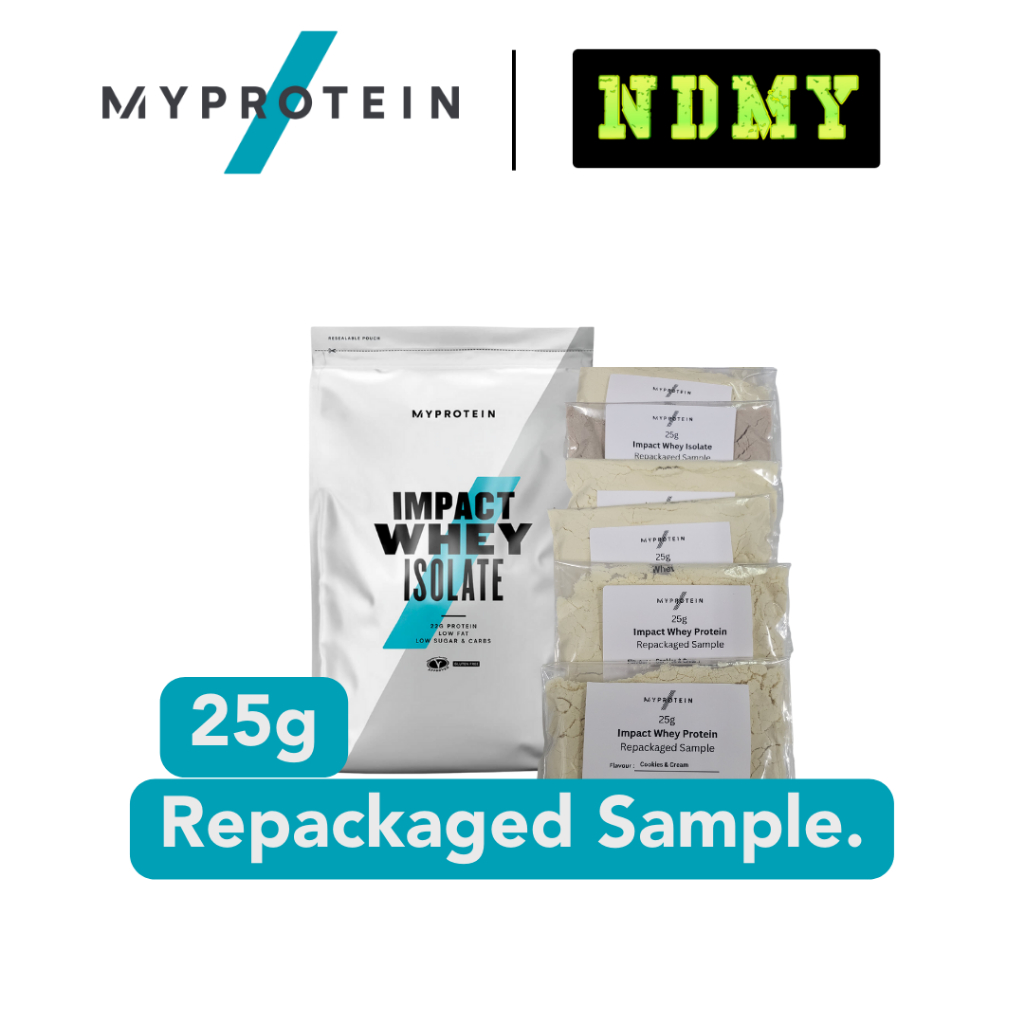 MyProtein [Sample] Impact Whey Isolate Repackaged Sample 25G Shopee