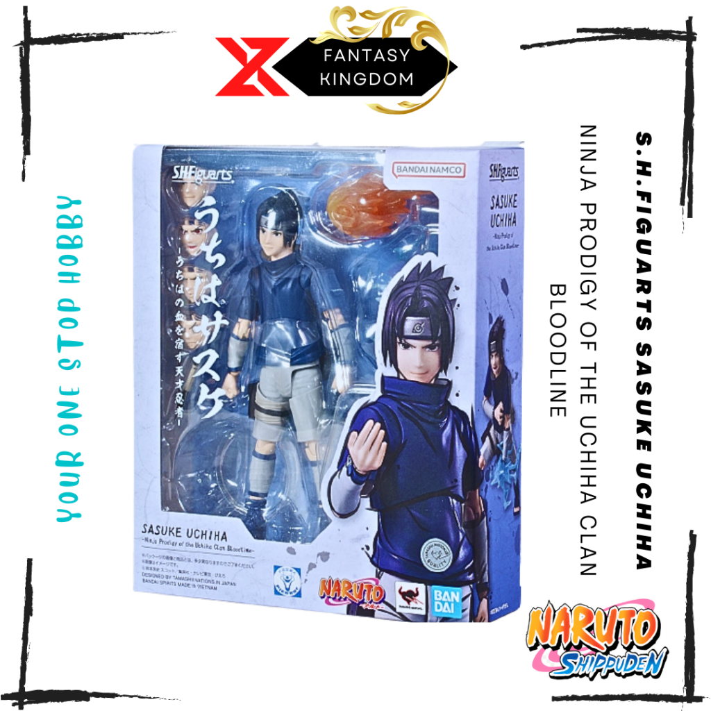 S.H.Figuarts Sasuke Uchiha-Ninja Prodigy of the Uchiha Clan Bloodline ...