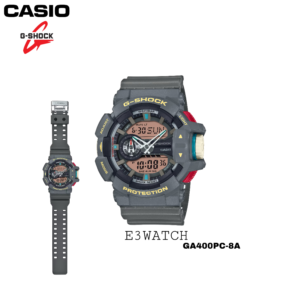 G SHOCK GA-400PC-8A RETRO VINTAGE COLORS Series 100% Authentic GA400 ...