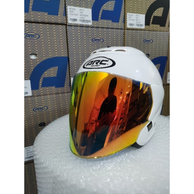 VISOR HELMET RITZ SIANGMALAM DAN SMOKE Shopee Malaysia