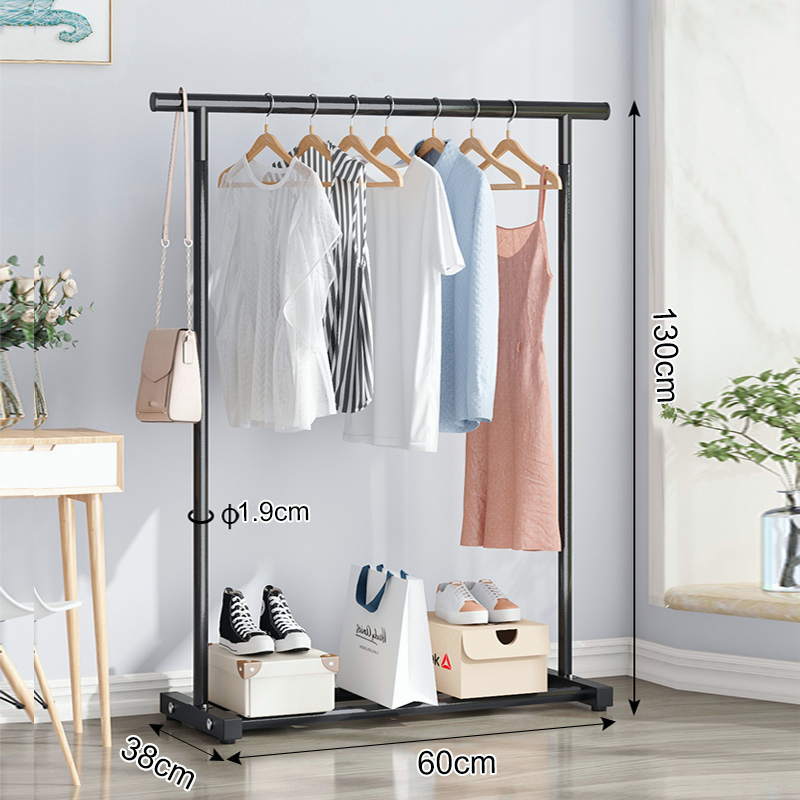 Double/Single Pole Strong Steel Structure Laundry Rack Cloth Clothes ...