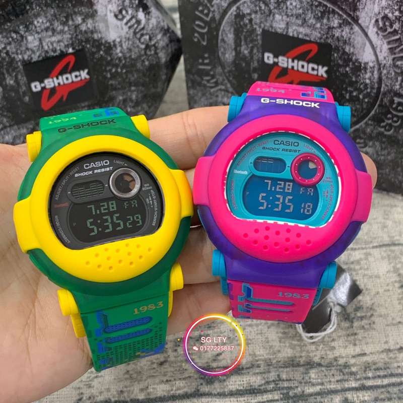 100 ORIGINAL CASIO G SHOCK G B001RG 4 G B001RG 3 aka JASON COLORFUL JAM TANGAN LELAKI UNISEX G B001 G B001 Shopee Malaysia