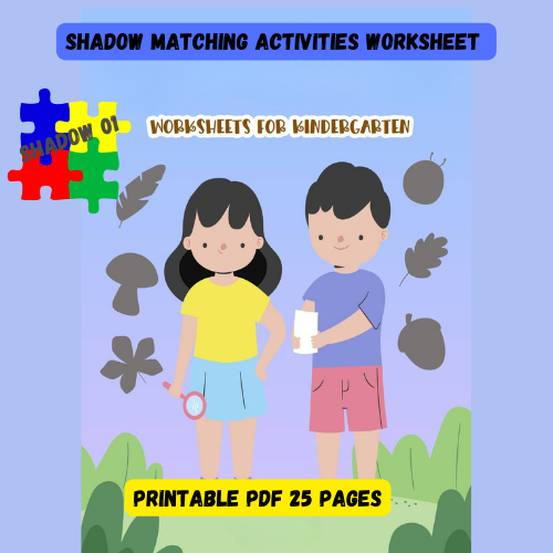 [PDF] [Shadow 01] Shadow matching activities for kids with 25 pages ...
