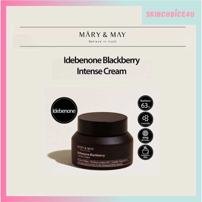 MARY & MAY Idebenone Blackberry Intense Cream 70g Shopee Malaysia