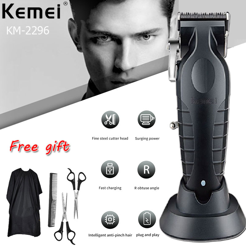 Kemei Km-2296 Professional Hair Clipper For Men Hair Cutting Machine 