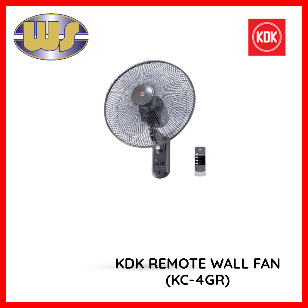 KC4GR KDK REMOTE CONTROL WALL FAN Shopee Malaysia