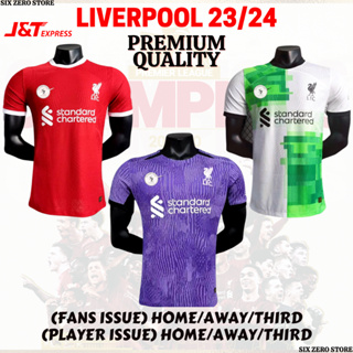 Fan Version 2023-2024 Liverpool Away Purple Football Shirt  S,M,L,XL,2XL,3XL,4XL