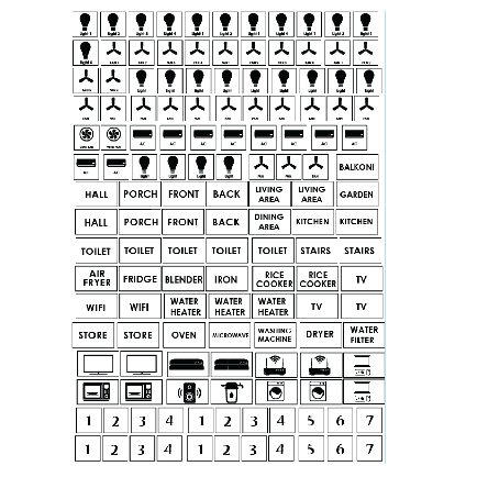 SWITCH LABEL WATERPROOF (LABEL SUIS) | Shopee Malaysia