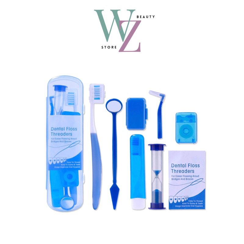 (READY STOCK) BRACES CARE KIT WITH CASE / ORTHODONTIC HYGIENIC BRACES