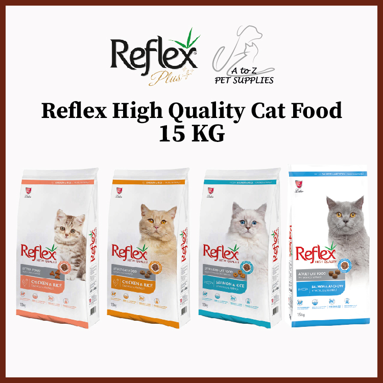 Reflex High Quality Dry Cat Food (15kg) Shopee Malaysia